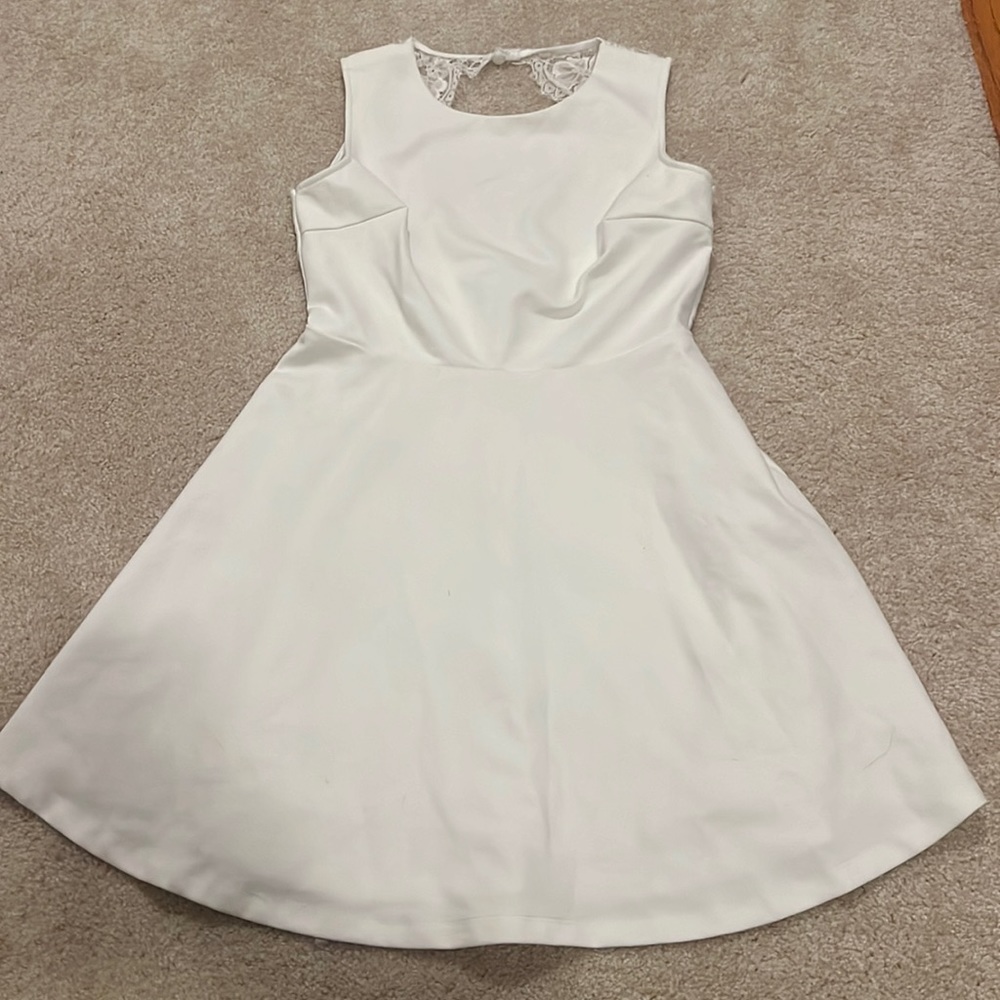 Lulus backless white dress